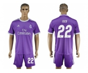 Real Madrid #22 Isco Away Soccer Club Jersey 5