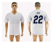 Real Madrid #22 Isco Marine Environmental Protection Home Soccer Club Jersey 1