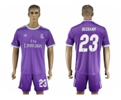 Real Madrid #23 Beckham Away Soccer Club Jersey 1
