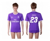 Real Madrid #23 Danilo Away Soccer Club Jersey4