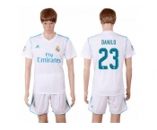 Real Madrid #23 Danilo White Home Soccer Club Jersey