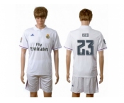 Real Madrid #23 Isco White Home Soccer Club Jersey1