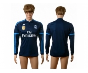 Real Madrid Blank Away Long Sleeves Soccer Club Jersey3