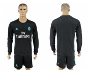 Real Madrid Blank Away Long Sleeves Soccer Club Jersey