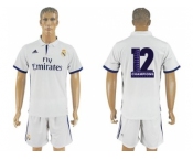 Real Madrid Blank Champions Home Soccer Club Jersey