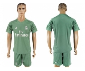 Real Madrid Blank Green Goalkeeper Soccer Club Jersey
