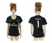 Women's Real Madrid #1 I.Casillas Away Soccer Club Jersey