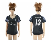 Women's Real Madrid #13 K.Casilla Sec Away Soccer Club Jersey