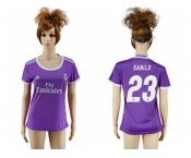 Women's Real Madrid #23 Danilo Away Soccer Club Jersey1