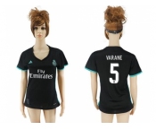 Women's Real Madrid #5 Varane Away Soccer Club Jersey