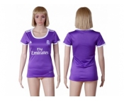Women's Real Madrid Blank Away Soccer Club Jersey
