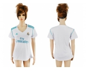 Women's Real Madrid Blank Home Soccer Club Jersey2