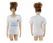 Women's Real Madrid Blank Home Soccer Club Jersey3