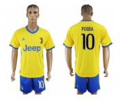 Juventus #10 Pogba Away Soccer Club Jersey