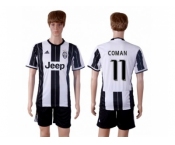 Juventus #11 Coman Home Soccer Club Jersey 2