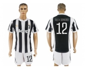 Juventus #12 Alex Sandro Home Soccer Club Jersey