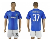 Juventus #37 Pereyra Away Soccer Club Jersey 1