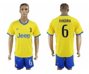 Juventus #6 Khedira Away Soccer Club Jersey 1