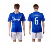 Juventus #6 Khedira Away Soccer Club Jersey 2