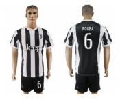 Juventus #6 Pogba Home Soccer Club Jersey