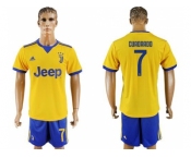 Juventus #7 Cuadrado Away Soccer Club Jersey