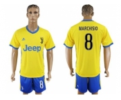 Juventus #8 Marchisio Away Soccer Club Jersey 1