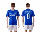 Juventus #8 Marchisio Away Soccer Club Jersey 2