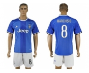 Juventus #8 Marchisio Away Soccer Club Jersey 3