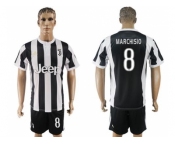 Juventus #8 Marchisio Home Soccer Club Jersey 1