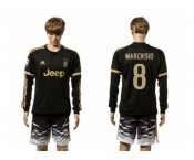 Juventus #8 Marchisio SEC Away Long Sleeves Soccer Club Jersey