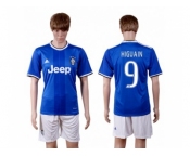 Juventus #9 Higuain Away Soccer Club Jersey 2