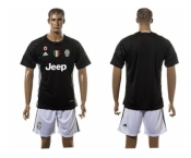 Juventus Blank Black Goalkeeper Soccer Club Jersey