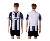 Juventus Blank Home Soccer Club Jersey 5