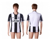 Juventus Blank Home Soccer Club Jersey 7