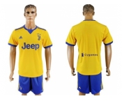 Juventus Blank Yellow Soccer Club Jersey