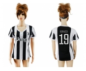 Women's Juventus #19 Bonucci Home Soccer Club Jersey
