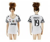 Women's Juventus #19 Bonucci Sec Away Soccer Club Jersey