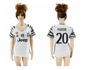 Women's Juventus #20 Padoin Sec Away Soccer Club Jersey