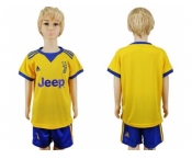 Juventus Blank Away Kid Soccer Club Jersey