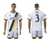 Los Angeles Galaxy #3 Cole Home Soccer Club Jersey