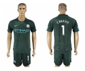 Manchester City #1 C.Bravo Sec Away Soccer Club Jersey