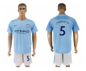 Manchester City #5 Zabaleta Home Soccer Club Jersey