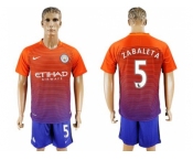 Manchester City #5 Zabaleta Sec Away Soccer Club Jersey