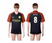 Manchester City #8 Nasri Away Soccer Club Jersey1