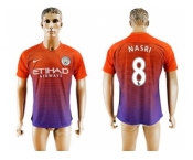 Manchester City #8 Nasri Sec Away Soccer Club Jersey1