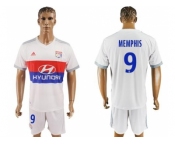 Lyon #9 Memphis Home Soccer Club Jersey