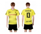 Dortmund #13 Guerreiro Home Soccer Club Jersey