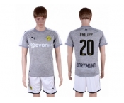 Dortmund #20 Philipp Grey Soccer Club Jersey