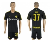 Dortmund #37 Durm Away Soccer Club Jersey