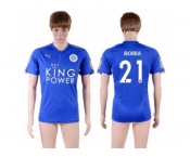 Leicester City #21 Iborra Home Soccer Country Jersey